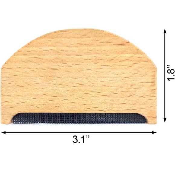2pcs Wool Cashmere Comb Wooden Lint Remover for Sweaters Coats Knitwear Fuzz - Picture 2 of 6